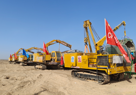 西气东输四线天然气管道工程吐鲁番段建设正酣